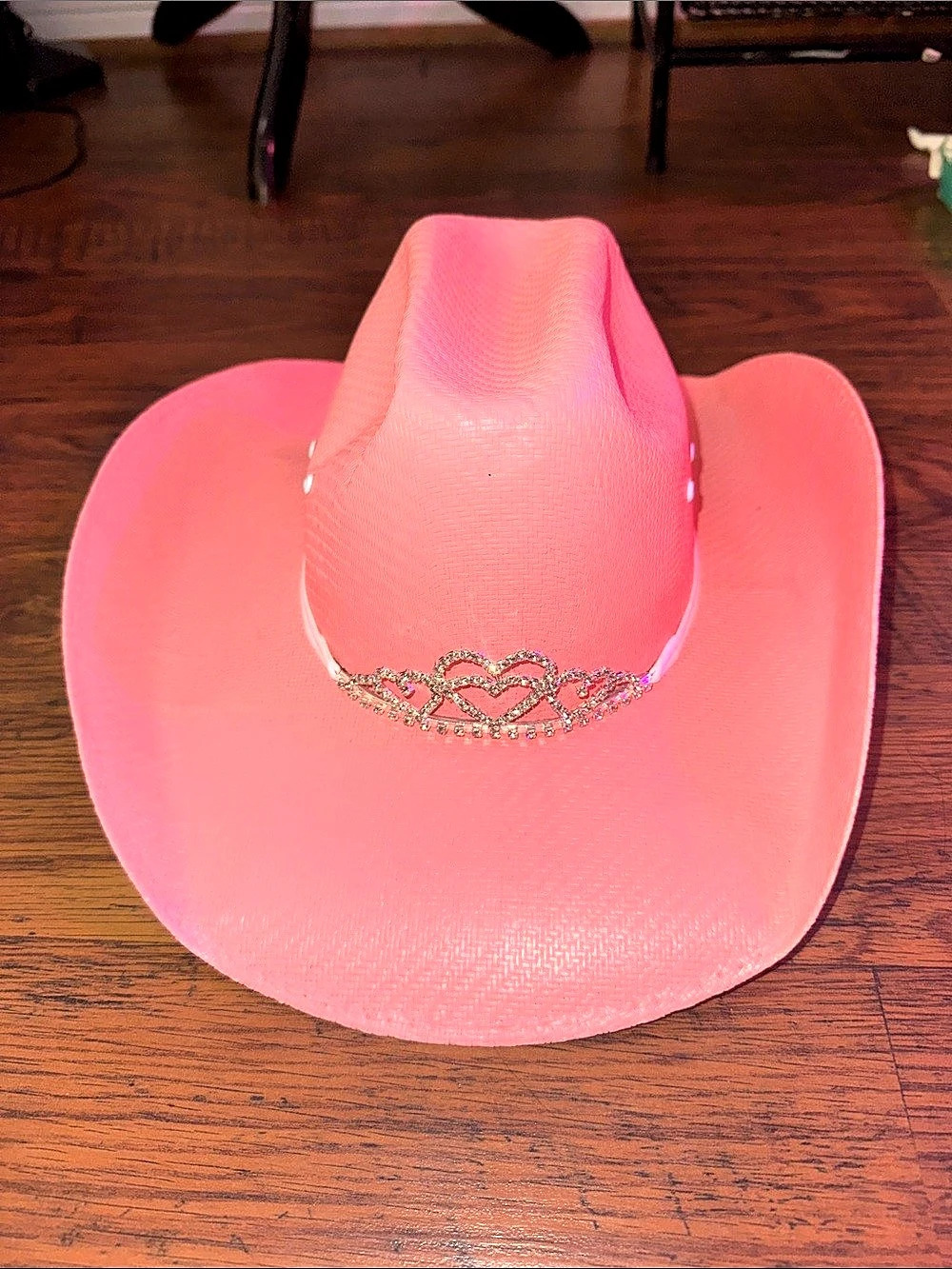 Twister Pink Cowboy Hat Size Large Like New